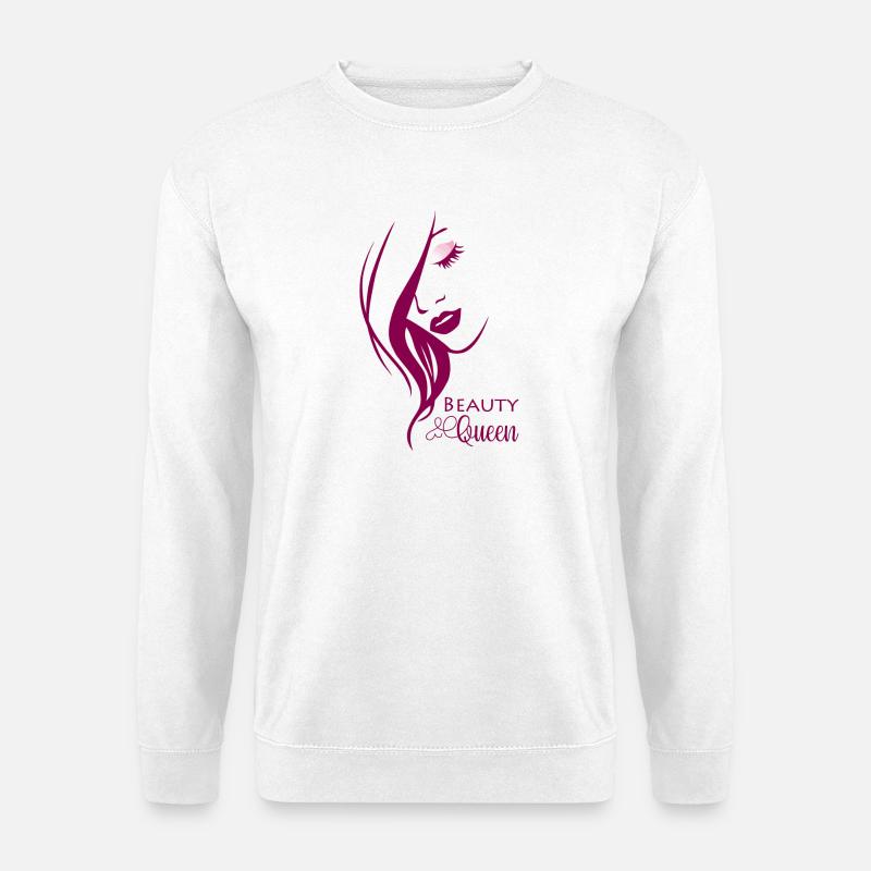 Beauty Queen - Unisex Pullover - Weiß