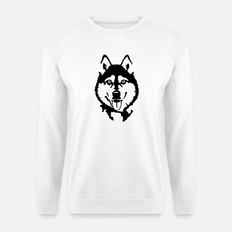 Husky - Unisex Pullover - Weiß