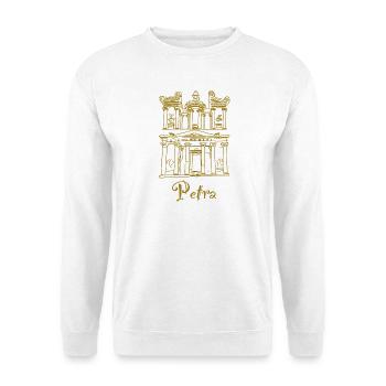 Jordan Rock City Petra, Hand Drawing - Unisex Sweatshirt - white - Front