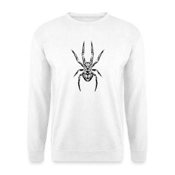 Le pouvoir de l’araignée : le symbole de la force et du mystère - Sweat-shirt Unisexe - blanc - Devant