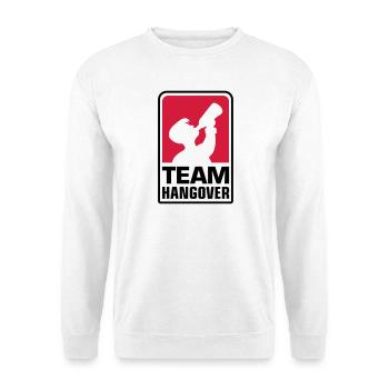 team logo hangover - Unisex Pullover - Weiß - Vorne