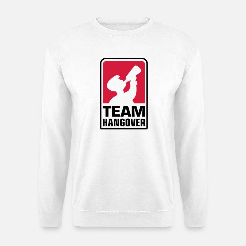 team logo hangover - Unisex Pullover - Weiß