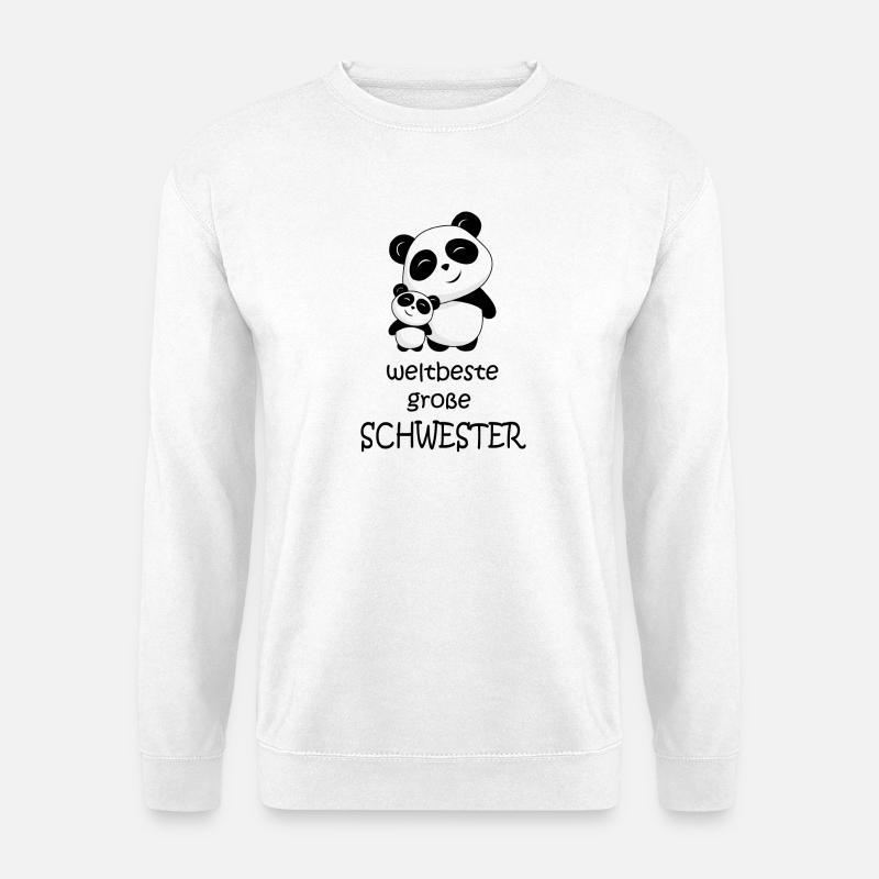 weltbeste große Schwester - Unisex Pullover - Weiß
