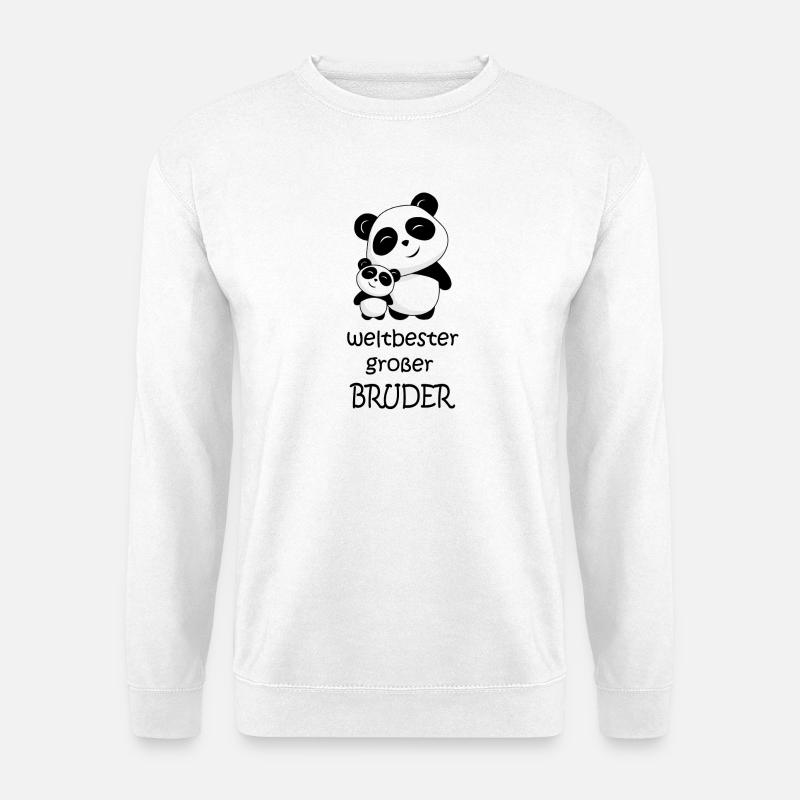 weltbester grosser Bruder - Unisex Pullover - Weiß