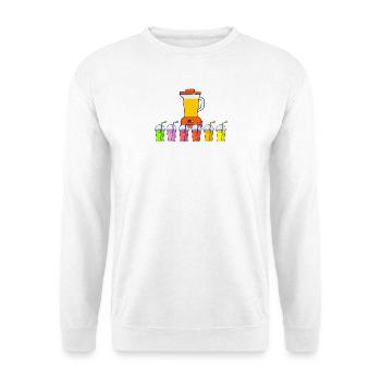 Blender and smoothie - Unisex Sweatshirt - white - Front