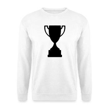 Cup sports cup - Unisex Sweatshirt - white - Front