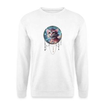 Mignon petit chaton - Sweat-shirt Unisexe - blanc - Devant