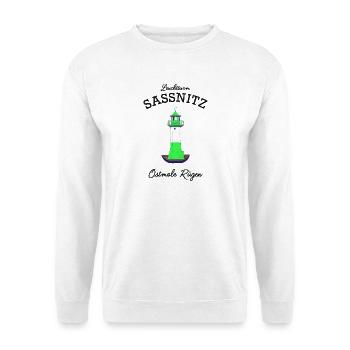 Île de Rügen, phare de Sassnitz, mer Baltique allemande - Sweat-shirt Unisexe - blanc - Devant