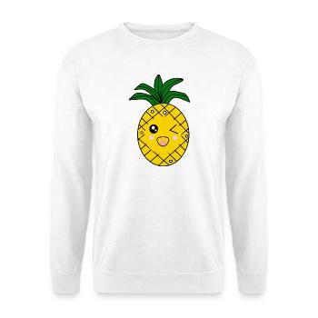 Pineapple Summer T-shirt - Unisex Sweatshirt - white - Front