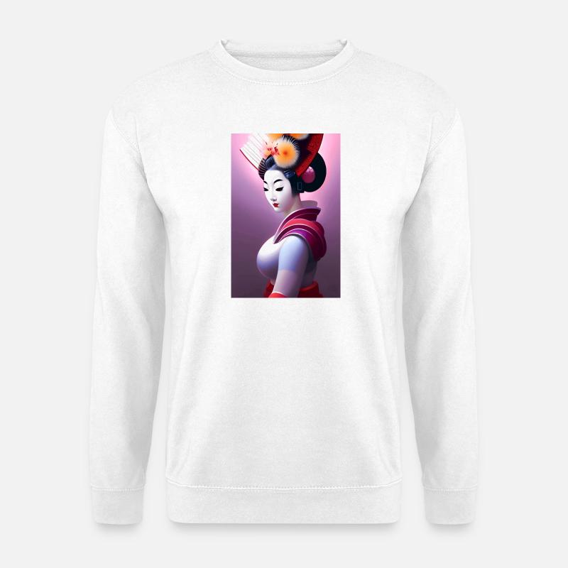 Geisha 9 - Unisex Pullover - Weiß