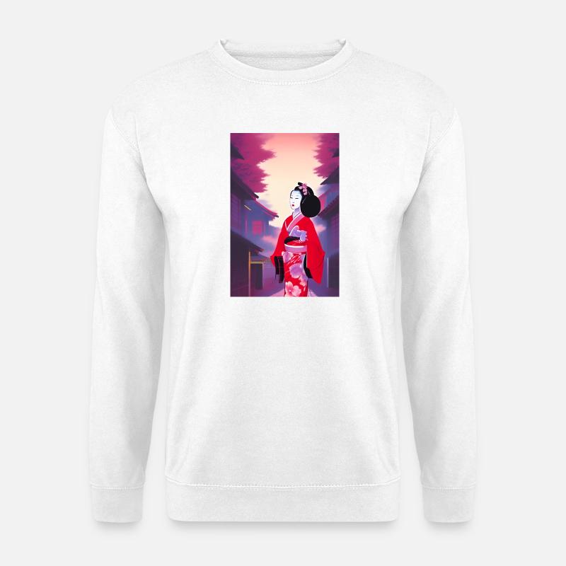 Geisha 5 - Unisex Pullover - Weiß