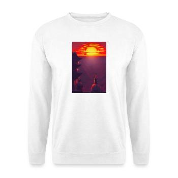 Samurai 3 - Unisex Pullover - Weiß - Vorne