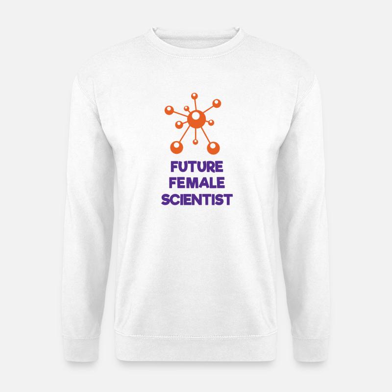Zukünftige Wissenschaftlerin - Unisex Pullover - Weiß