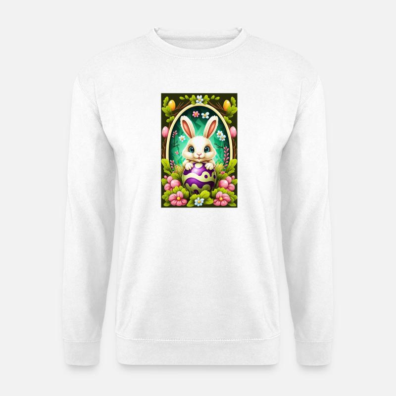 Osterhase - Unisex Pullover - Weiß