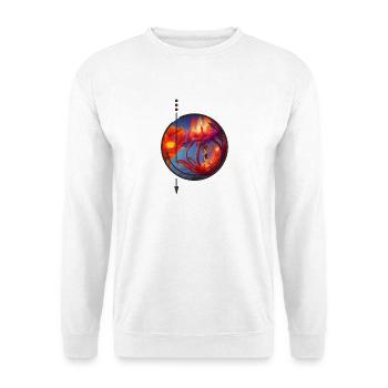 The flower of fire always blooming with fairy. - Unisex Sweatshirt - white - Front