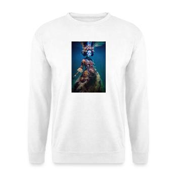 Geisha zombie sous l'eau - Sweat-shirt Unisexe - blanc - Devant