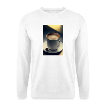 Coffee, coffee beans - Unisex Sweatshirt - white - Front