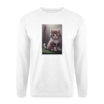 Baby Cat - Unisex Sweatshirt - white - Front