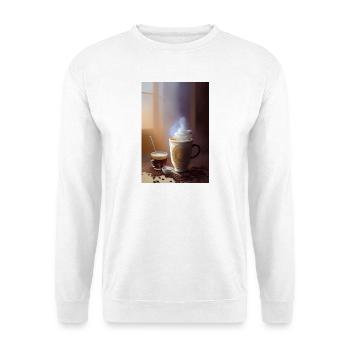 Coffee, coffee beans - Unisex Sweatshirt - white - Front