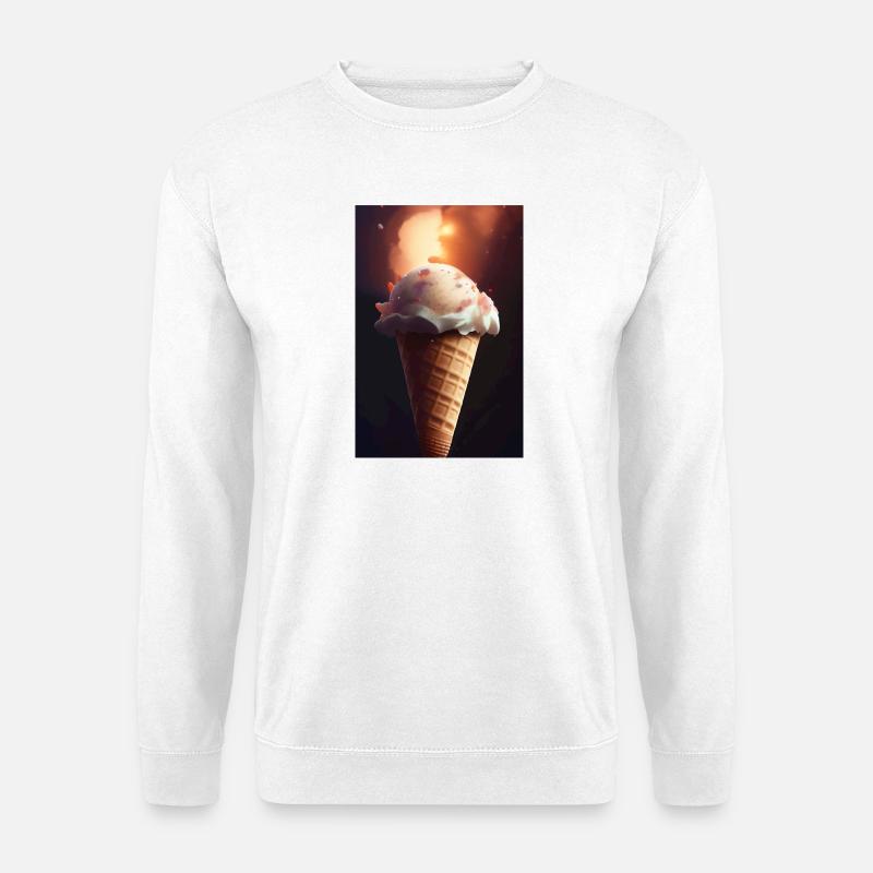 Ice cream - Unisex Sweatshirt - white