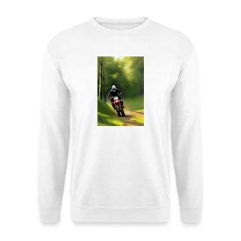 Motocross Riding - Unisex Sweatshirt - white - Front