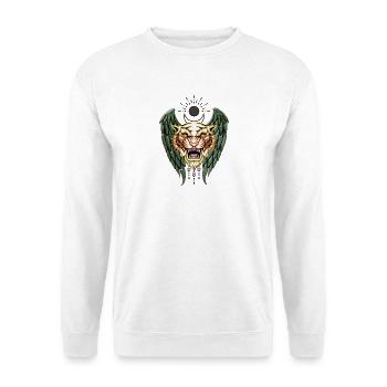 Tigre le roi de la jungle - Sweat-shirt Unisexe - blanc - Devant