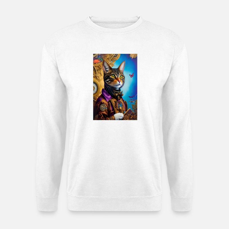 Master cat 2 - Unisex Sweatshirt - white