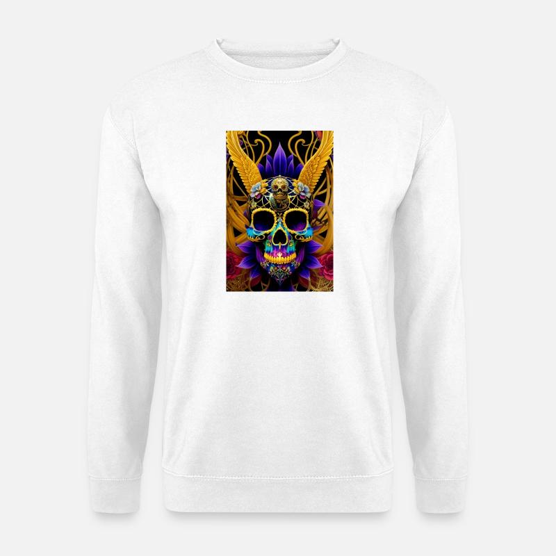 Calavera 2 - Unisex Sweatshirt - white