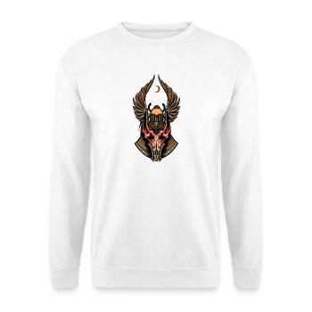 Coléoptère égyptien antique - Sweat-shirt Unisexe - blanc - Devant