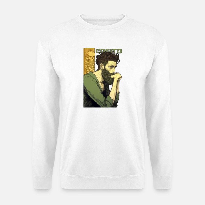 Cogito 03 - Unisex Pullover - Weiß