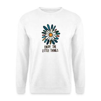 Enjoy the little Things - Unisex Sweatshirt - white - Front