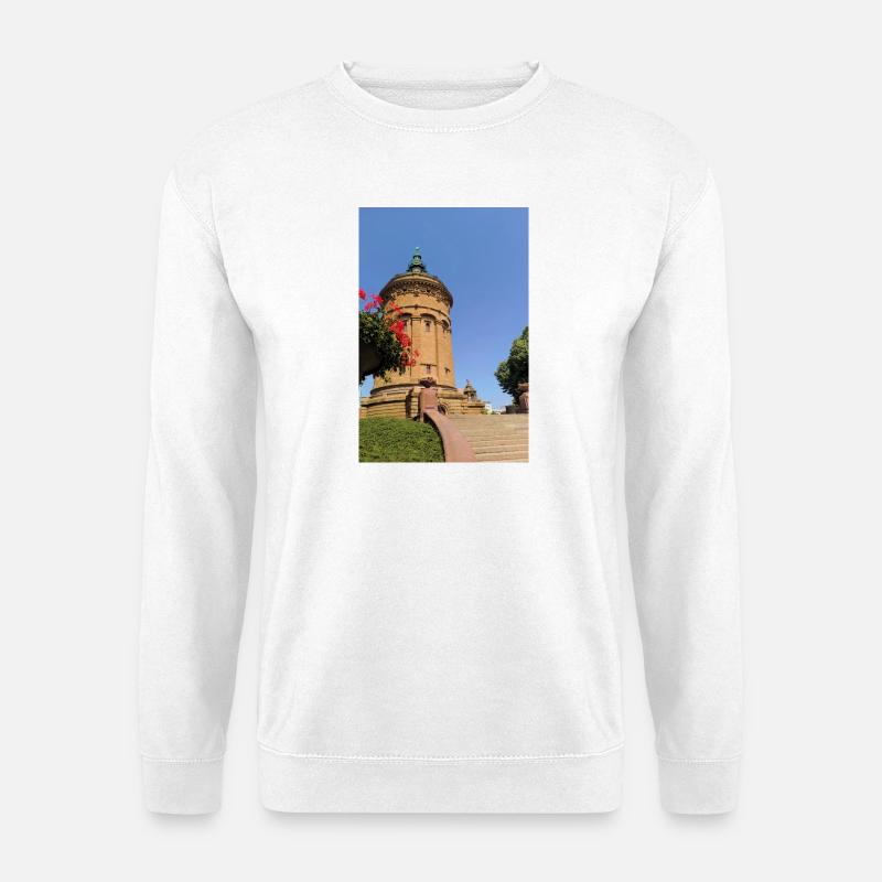 WASSERTURM MANNHEIM - Unisex Pullover - Weiß
