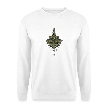 De belles et mystérieuses fleurs de lotus. - Sweat-shirt Unisexe - blanc - Devant