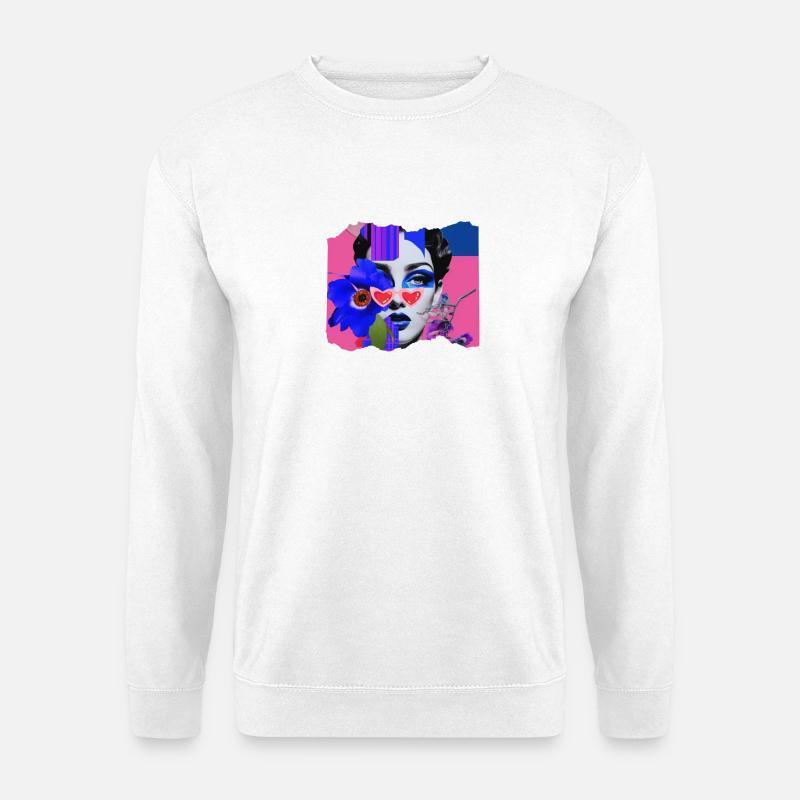 Pop Funky - Unisex Pullover - Weiß