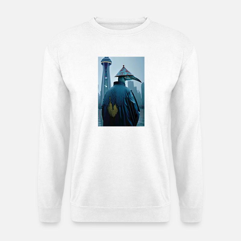 Anthropomorphic 01 - Unisex Sweatshirt - white