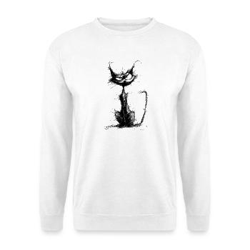 Felix der Gassenkater - Unisex Pullover - Weiß - Vorne