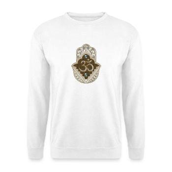 L’élégant signe Ohm. - Sweat-shirt Unisexe - blanc - Devant