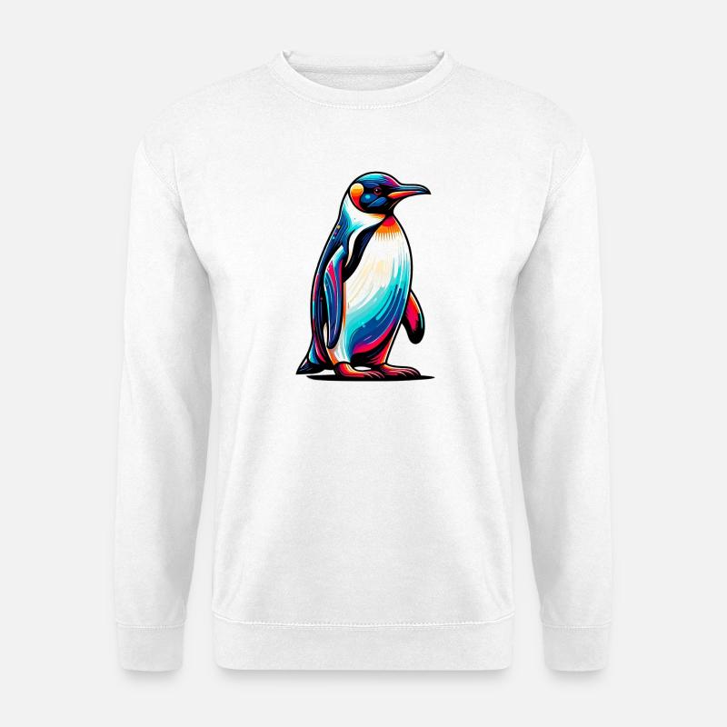 Pinguin - Unisex Pullover - Weiß