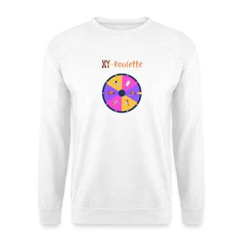 XY-Roulette - Unisex Pullover - Weiß - Vorne