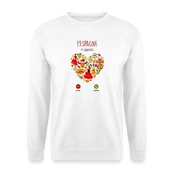 L'Espagne m'appelle - Sweat-shirt Unisexe - blanc - Devant