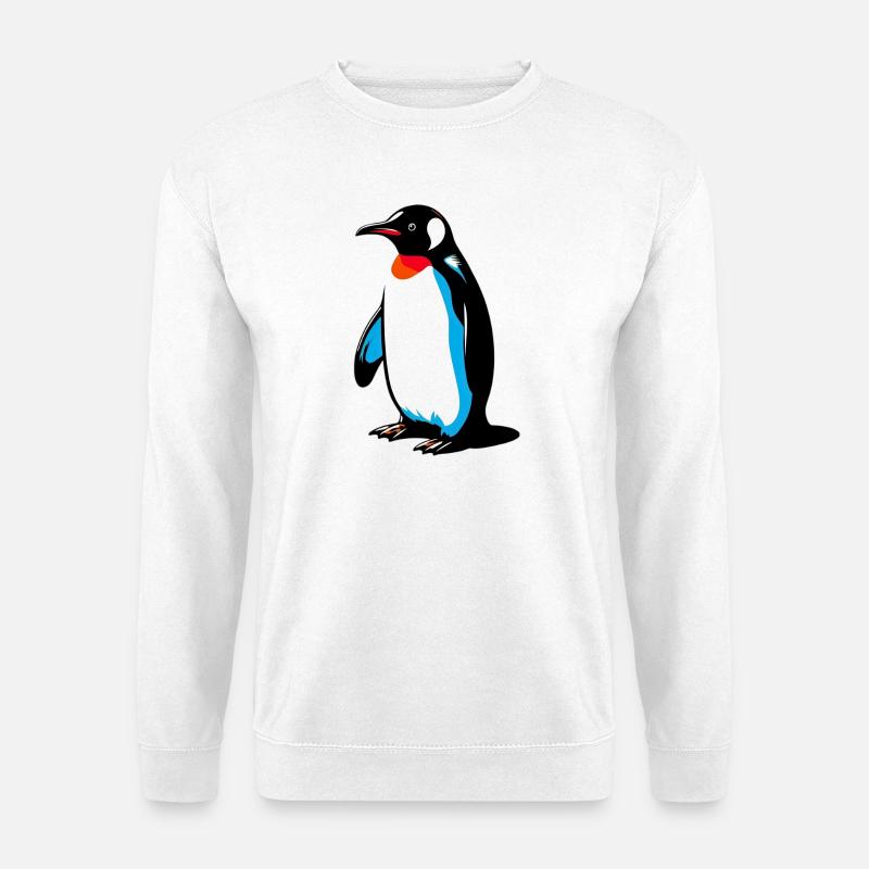 Pinguin - Unisex Pullover - Weiß
