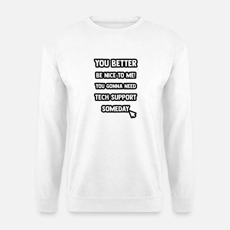 Tech Support - Unisex Sweatshirt - white