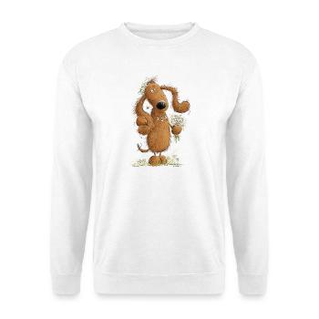 Drôle Teckel Fille Teckel I Teckel I Chien - Sweat-shirt Unisexe - blanc - Devant