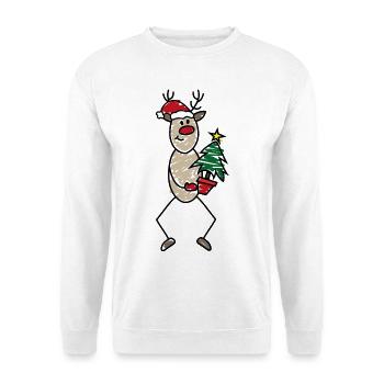 Weihnachten - Unisex Pullover - Weiß - Vorne