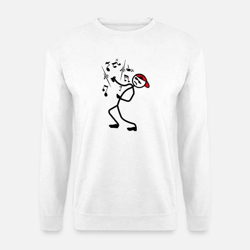 Luftgitarre - Unisex Pullover - Weiß