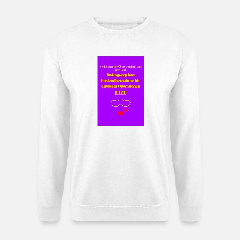 Kostenübernahme JETZT! - Unisex Pullover - Weiß