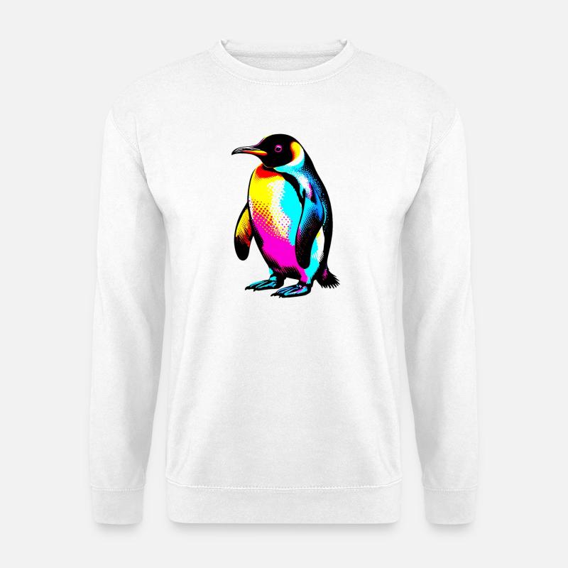 Penguin - Unisex Sweatshirt - white