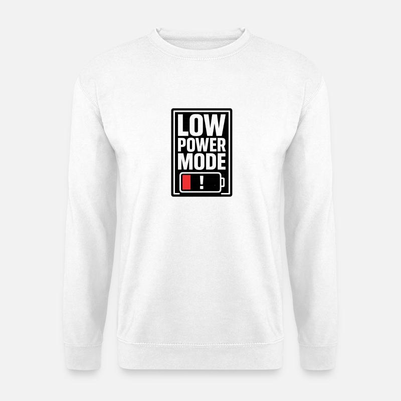 Mode basse consommation - Sweat-shirt Unisexe - blanc