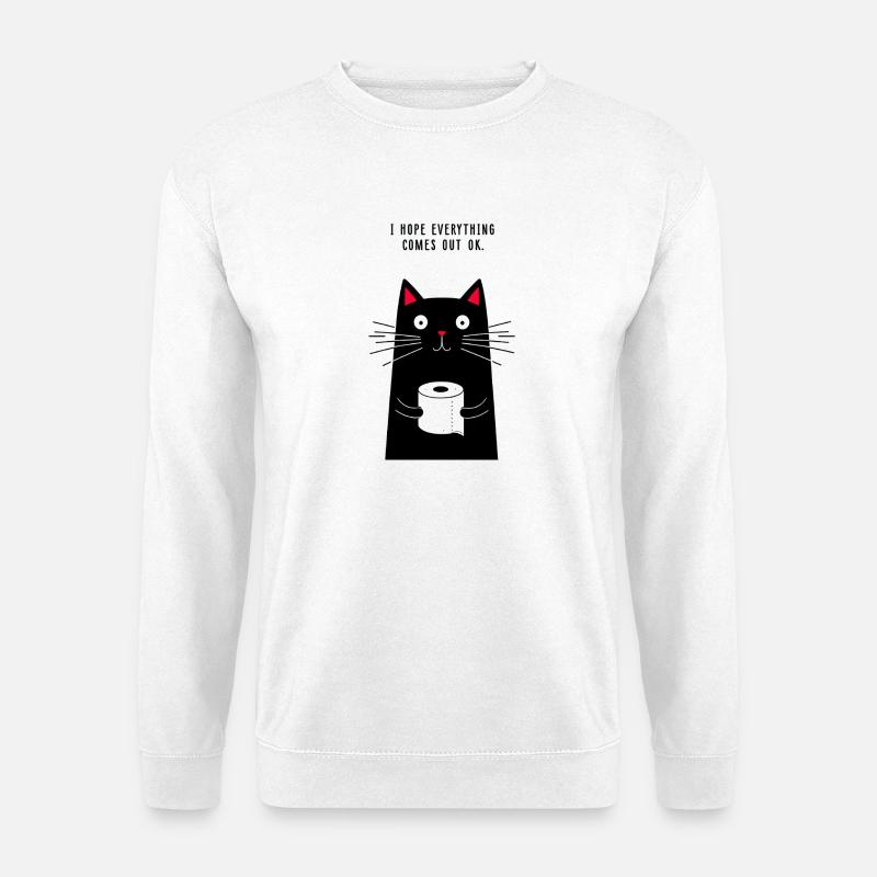 Ich hoffe, es geht gut - Unisex Pullover - Weiß