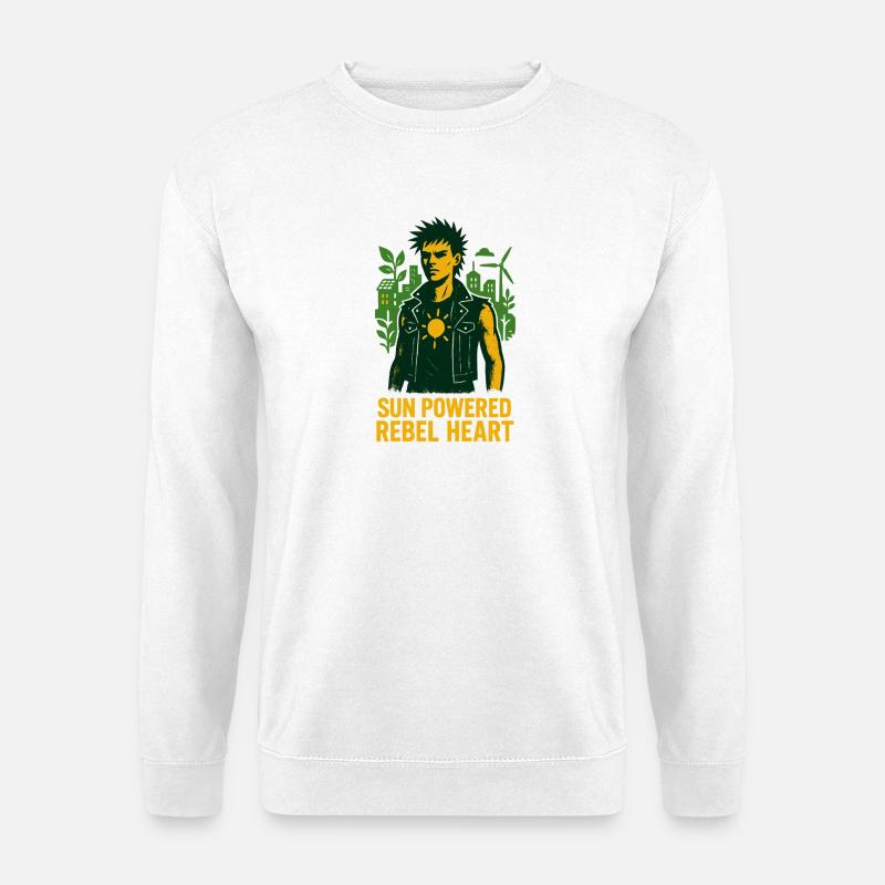 Sun-Powered Rebel - Unisex Pullover - Weiß